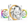 Image de Ventilateur - Light Wings - BL100 - 120mm - PWM - ARGB Blanc - Kit x3