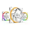 Image de Kit de 3 ventilateurs PWM ARGB Light Wings 140mm Blanc - BE QUIET