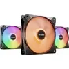 Image de Pack de 3 Ventilateurs PC Be Quiet Light Wings LX PWM high-speed ARGB 120 mm Noir