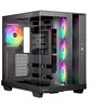Image de be quiet! Light Base 500 LX - Midi-tour - ATX - panneau latéral fenêtré (verre) - pas d'alimentation (ATX / PS/2) - noir - USB/Audio