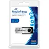 Image de MediaRange Memory Drive 2.0 Swivel (8 Go, USB-A), Clé USB, Gris, Noir