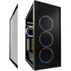 Image de LC-Power Gehuse Gaming 802B-ON Black Wandererd X RGB black retail (ATX, mATX, Mini-ITX), Boîtier PC, Noir