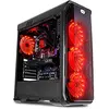 Image de LC-Power LC-988B - Typhon rouge (ATX, mATX, Mini-ITX), Boîtier PC, Noir