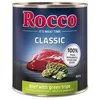Image de 6x800g Classic boeuf, panses vertes Rocco - Nourriture pour chien