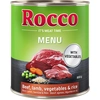 Image de 6x800g Menu boeuf, agneau Rocco - Nourriture pour chien