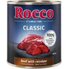 Image de 6x800g Classic boeuf, renne Rocco - Nourriture pour chien