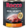 Image de 6x800g Real Hearts poulet Rocco - Nourriture pour chien