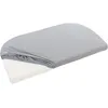 Image de babybay Drap-Housse en Jersey Deluxe Convient pour Modèle Rallonge Latérale Original Maxi Midi/Boxspring Gris 1 Unité