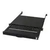 Image de Tiroir - Aixcase - pour clavier 48.3cm 1HE DE PS2&USB Trackb. noir