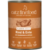 Image de 6x400g catz finefood Boeuf & Canard- Pâtée pour chat