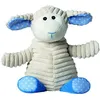 Image de Warmies agneau en peluche chaud 27 cm blanc/bleu