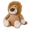 Image de Warmies lion en peluche chaud 30 cm marron