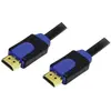 Image de LogiLink Câble HDMI High Speed, avec câble Ethernet, 3,0 m pour la transmission de données audio, vidéo et (3 m), Câble vidéo, Or