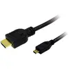 Image de LogiLink HDMI (Typ A)   micro HDMI (Typ D) (2 m), Câble vidéo, Noir