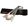 Image de Esbit set de couverts en titane avec sac