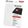 Image de 10 pages de classeur 18-Pocket Side-Loading Blanc - Ultimate Guard