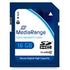 Image de MediaRange - Carte mémoire flash - 16 Go - Class 10 - SDHC - bleu