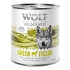 Image de 6x800g Green Fields agneau 0% céréales Wolf of Wilderness - Nourriture pour chien