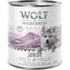 Image de 6x800g Little Junior Wild Hillscanard, veau 0% céréales Wolf of Wilderness - Nourriture pour chien