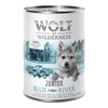 Image de 6x400g Little Junior Blue River poulet, saumon 0% céréales Wolf of Wilderness - Nourriture chien