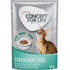 Image de 12x85g Sterilised Cats en sauce Concept for Life - Sachets et Boîtes pour Chat