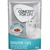 Image de 12x85g Sensitive Cats en sauce Concept for Life - Sachets et Boîtes pour Chat