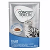 Image de 12x85g Light en sauce Concept for Life - Sachets et Boîtes pour Chat