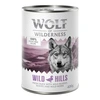 Image de 6x400g Wild Hills canard 0% céréales Wolf of Wilderness - Nourriture pour chien