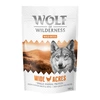 Image de Testez-les ! Croquettes, boîtes et friandises Wolf of Wilderness - Friandises Bouchées Wide Acres, poulet (180 g)