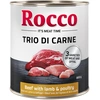 Image de 6x800g Rocco Classic Trio de viandes boeuf, agneau, volaille - Pâtée pour chien