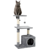 Image de Lionto Arbre à chat, 85cm gris clair chat