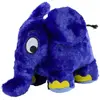 Image de Warmies, Coussin chauffant, Éléphant bleu Peluche chauffante (20 x 15 cm)