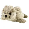 Image de Warmies phoque câlin chaud 22 cm marron clair