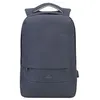 Image de Sac à dos pour PC portable 15,6" antivol avec port USB intégré Rivacase Gris foncé