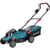 Image de Tondeuse à batterie KS 33LM-20V, tension 20 V, vitesse à vide 3200 tr/min, largeur de coupe 330 mm, hauteur de coupe 25-75 mm, 5 positions, panier à herbe 30 l, fonction de mulching