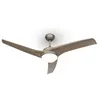 Image de Klarstein Figo ventilateur de plafond 52 55 W plafonnier 2x42 W télécommande titane