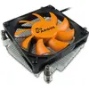 Image de Intertech Argus T-200 Active all-in-one CPU cooler for almost all common processors and a TDP with up to 85W (94 mm), Ventirad processeur, Noir, Orange