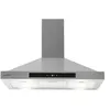 Image de Klarstein Zelda 90 - Hotte - hotte décorative - largeur : 90 cm - profondeur : 50 cm - extraction et recirculation (avec kit de recirculation supplémentaire) - argent