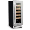Image de Klarstein Vinovilla Smart Cave à vins réfrigérée 50 litres / 20 bouteilles - Température réglable - Porte en verre - Design inox - Classe énergétique F