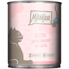 Image de 6x800g MjAMjAM Kitten poulet juteux avec huile de saumon nourriture pour chat humide