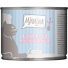 Image de 6x185g MjAMjAM à la sauce dinde blanchie avec beaucoup de saumon Nourriture pour chat humide