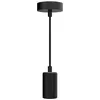 Image de Segula, Suspension, Suspension ALIX Wave 2m noir E27 (E27)