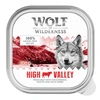 Image de 6x300g Wolf of Wilderness Adult High Valley - boeuf Nourriture humide pour chien