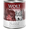 Image de 6x800g The Taste Of Canada Wolf of Wilderness - Pâtée pour chien
