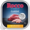 Image de 9x300g Rocco Classic en barquettes boeuf, poulet - Pâtée pour chien