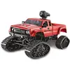 Image de Amewi Camionnette RC AMX FPV RTR rouge avec roues et chaînes 4WD (RTR Prêt à fonctionner)