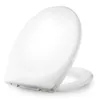 Image de Abattant WC - blumfeldt Dombach Kaiana - Lunette de toilette - Frein de chute - Premium - Siège de toilette - Antibactérien - Forme en O - Blanc