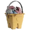 Image de Kit de jouets de sable pour bébé 6 pièces multicolore - seau Toni jaune - Kindsgut