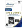 Image de MediaRange Carte SD MicroSD UHS-1 Cl.10 avec adaptateur (256 Go, microSDXC, U1, UHS-I), Carte mémoire, Noir