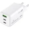 Image de MediaRange Steckdosenladegerät (65 W, 3 ports), Chargeur USB, Blanc